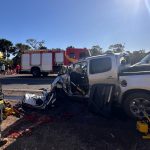motorista-de-caminhonete-fica-preso-as-ferragens-apos-acidente-com-caminhao-na-br-153