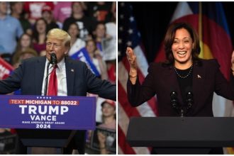 kamala-aparece-empatada-tecnicamente-com-trump-em-pesquisa-apos-desistencia-de-biden