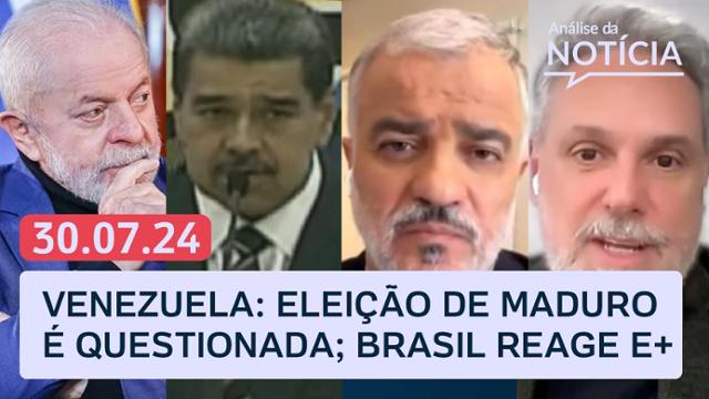 venezuela-tem-crise,-protestos-e-mortes-apos-eleicao-|-toledo-e-kennedy-no-analise-da-noticia-30/07/24