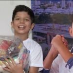 menino-faz-aniversario-de-10-anos-com-tema-de-‘prefeito’-e-arrecada-alimentos-para-fazer-doacoes