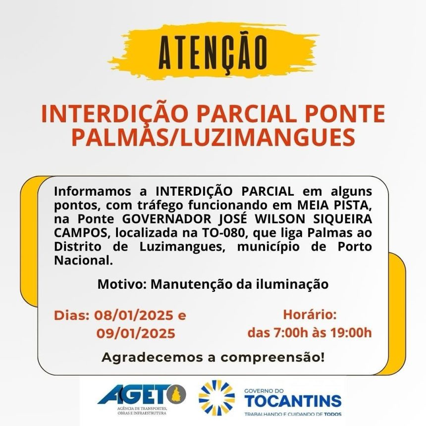 ponte-siqueira-campos-tera-interdicao-parcial-para-manutencao-da-iluminacao;-veja-dias-e-horarios