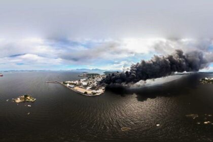 bombeiros-extinguem-incendio-em-fabrica-de-lubrificante-no-rio