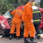 policial-penal,-mae-e-avo-morrem-em-acidente-entre-carro-e-caminhao-na-br-153