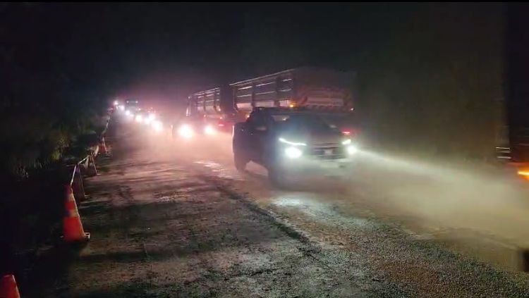 br-153-em-guarai-e-liberada-nos-dois-sentidos-apos-interdicao-por-risco-de-rompimento-de-barragem