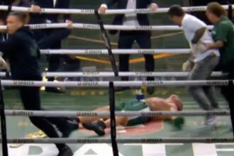 com-olho-roxo,-wanderlei-recebe-alta-apos-nocaute-em-pancadaria