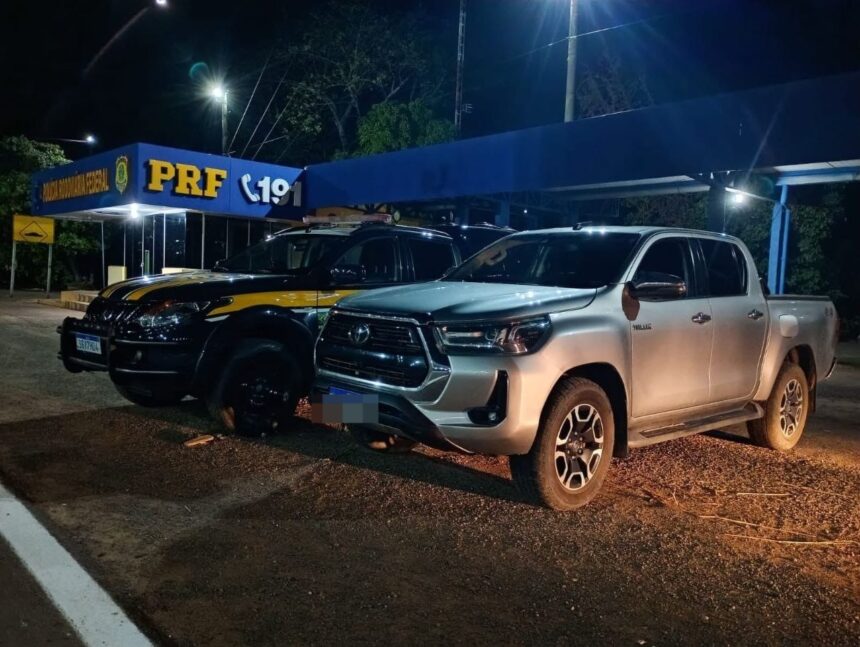prf-liga-para-dono-de-caminhonete-furtada-e-avisa-que-veiculo-foi-encontrado-no-tocantins:-‘muita-felicidade’