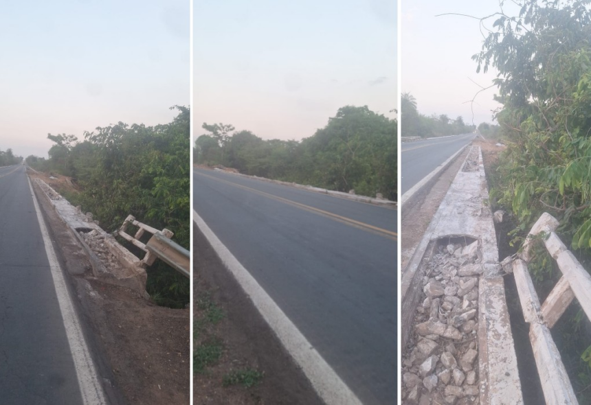 ponte-com-guarda-corpo-destruido-chama-atencao-na-br-153-e-morador-pede-reparos:-‘antes-que-aconteca-a-tragedia’