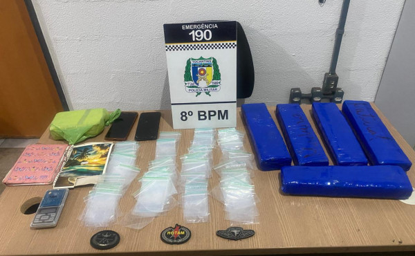 pmto-apreende-mais-de-5-kg-de-drogas-e-prende-suspeito-de-trafico-em-paraiso-apos-denuncia