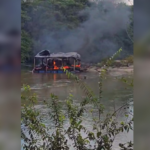 policia-prende-suspeitos-e-destroi-balsa-usada-no-garimpo-ilegal-em-rio-do-tocantins