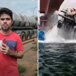 video-mostra-carreta-emergindo-do-rio-tocantins;-veiculo-levava-acido-sulfurico-durante-desabamento-da-ponte-entre-to-e-ma