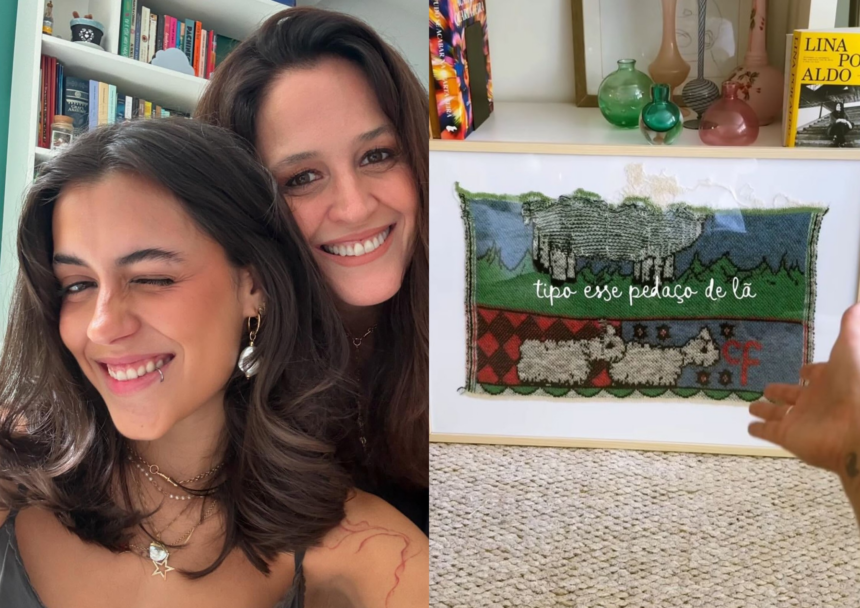 la-de-ovelha-clonada,-petroleo-e-mais:-neta-de-edu-lobo-viraliza-ao-mostrar-itens-inusitados-da-mae-jornalista