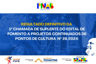 governo-do-tocantins-divulga-resultado-da-1a-chamada-de-suplente-do-edital-de-fomento-a-projetos-continuados-de-pontos-de-cultura