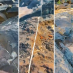 moradores-se-surpreendem-com-linhas-misteriosas-em-rochas-no-rio-tocantins;-geologos-explicam