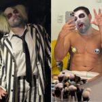 de-volta-ao-brasil,-namorado-de-sandy-surge-irreconhecivel-em-festa-de-halloween