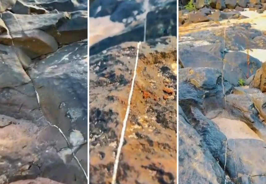 rochas-com-‘linhas-misteriosas’-as-margens-do-rio-tocantins-tem-cerca-de-200-milhoes-de-anos,-diz-geologo