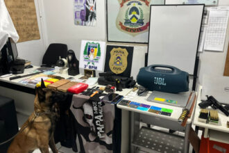 acao-conjunta-entre-pmto-e-policia-civil-desarticula-esquema-de-trafico-e-apreende-mais-de-3,6-kg-de-cocaina,-armas-e-municoes-em-pedro-afonso-e-santa-maria
