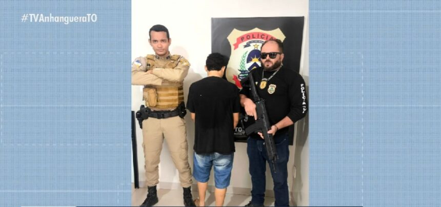 jovem-e-preso-suspeito-de-invadir-patio-de-delegacia-durante-a-noite-para-furtar-moto