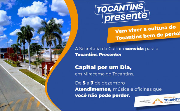 secult-realiza-programacao-cultural-e-atendimentos-para-artesaos-durante-programa-tocantins-presente,-em-miracema