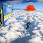 video-mostra-momento-em-que-paraquedista-fica-preso-na-asa-de-aviao