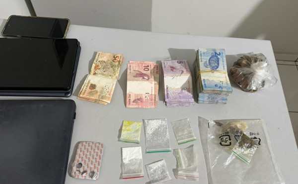 operacao-po-na-regua:-em-palmeirante,-policia-civil-apreende-drogas,-arma-de-fogo-e-captura-duas-pessoas-por-trafico-de-drogas