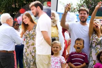 thiago-nigro-e-maira-cardi-celebram-2-meses-de-eloah-com-festa-em-instituicao-de-apoio-ao-cancer-infantil,-mas-sem-a-presenca-da-filha