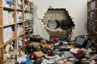 alemanha:-assaltantes-arrombam-cofres-de-banco-e-levam-r$-192-milhoes