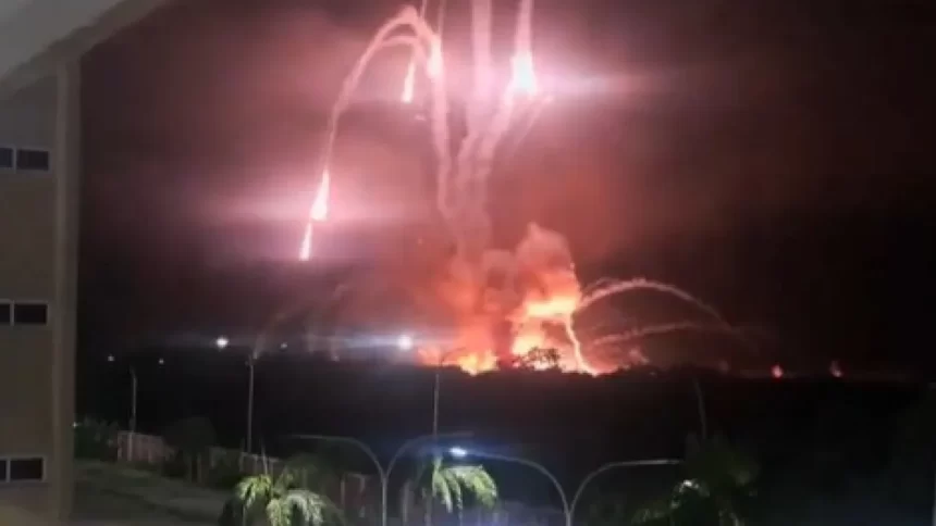 videos-de-moradores-mostram-explosoes-na-capital-da-venezuela