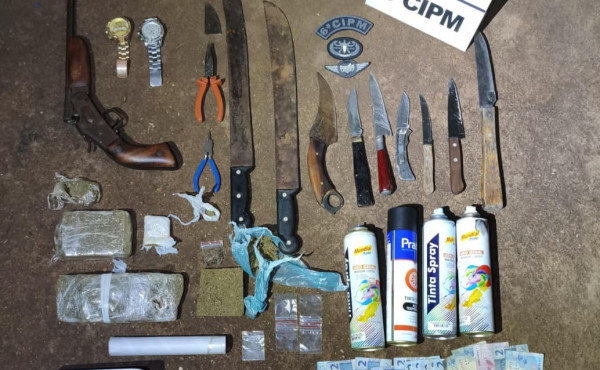 policia-militar-prende-tres-suspeitos-por-trafico-de-drogas-e-apreende-arma-de-fogo-em-miranorte