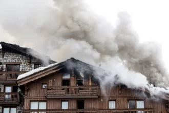 incendio-evacua-300-pessoas-de-hotel-de-luxo-nos-alpes-franceses