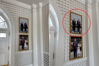 trump-decora-salao-da-casa-branca-com-foto-em-que-aparece-com-putin