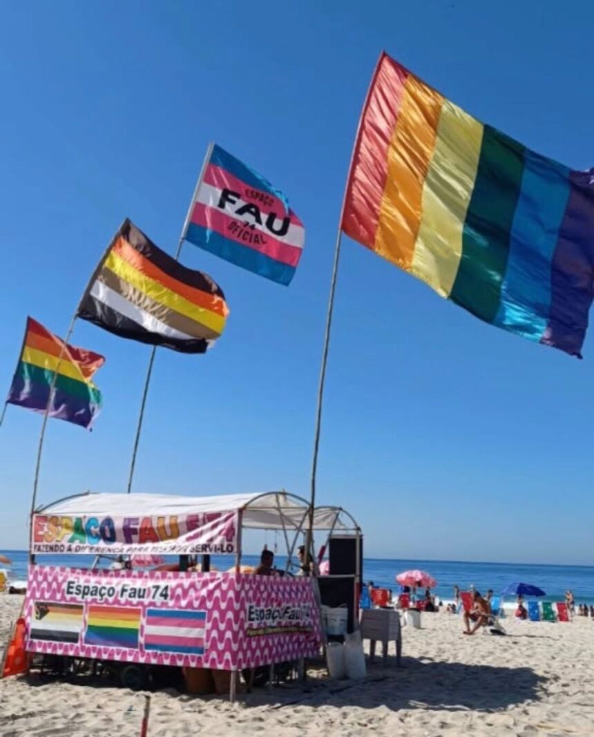 sem-bandeiras-ha-dois-anos,-praias-do-rio-tem-padronizacao-que-descaracteriza-um-dos-primeiros-redutos-lgbtqia+-da-cidade