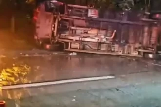 acidente-com-caminhao-desgovernado-deixa-tres-mortos-na-br-116,-no-rj