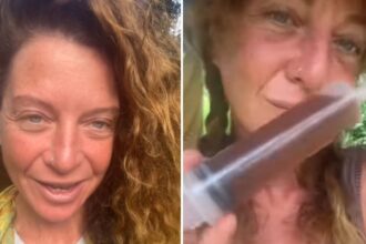 australiana-usa-a-propria-urina-em-tratamento-de-beleza-e-alega-melhoras-na-pele-e-no-intestino