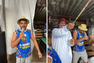 com-a-presenca-de-henrique,-da-dupla-com-juliano,-‘sheik’-e-influenciadores,-evoney fernandes-inaugura-bar-ficticio-no-to;