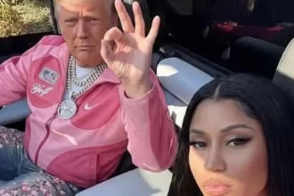 donald-trump-se-veste-como-nicki-minaj-em-fotografia-de-ia-publicada-pela-cantora