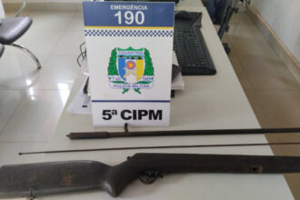 acao-da-pmto-resulta-na-apreensao-de-espingarda-e-prisao-por-porte-ilegal-em-luzinopolis