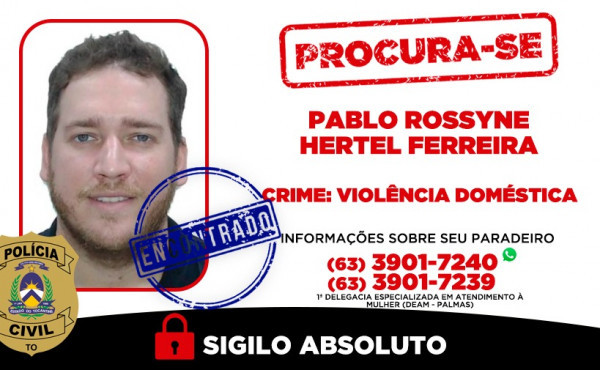 operacao-mulheres:-investigado-por-crimes-no-contexto-da-lei-maria-da-penha-e-preso-em-palmas