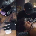 bruno-samudio-fecha-peitoral-com-tatuagens-apos-assinar-contrato-profissional-com-o-botafogo;-veja