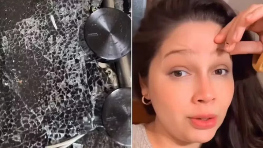 mae-faz-alerta-apos-fogao-de-vidro-explodir:-‘em-pedacinhos’