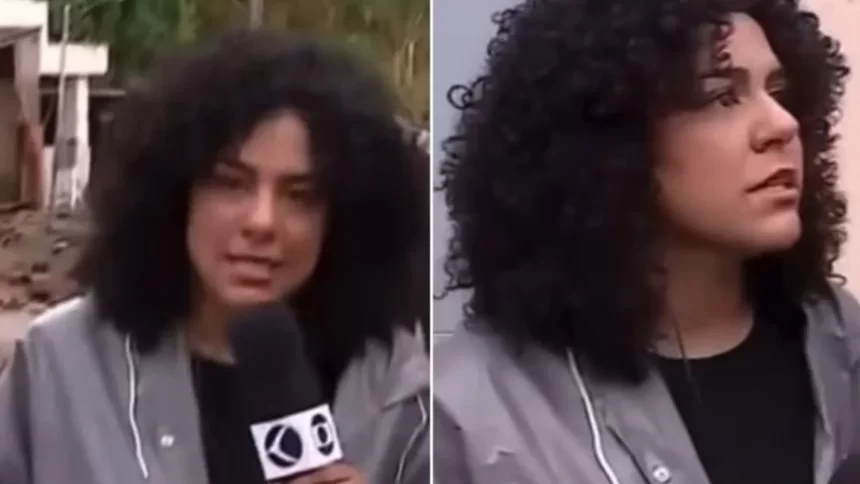 em-cobertura,-reporter-descobre-que-casa-da-tia-desabou-devido-chuvas-em-mg