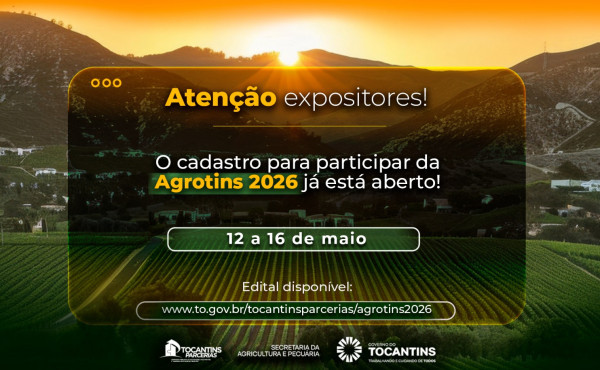 governo-do-tocantins-abre-cadastro-de-expositores-para-a-agrotins-2026