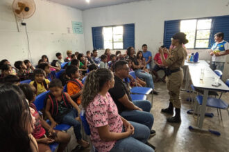 operacao-mulher-segura-2026:-pmto-promove-conscientizacao-e-cidadania-na-aldeia-canoana,-na-ilha-do-bananal