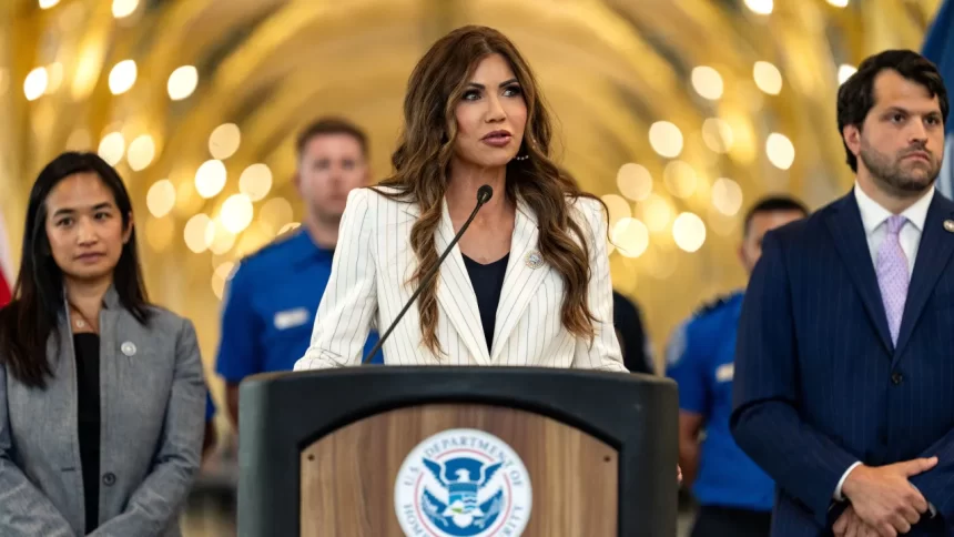 trump-demite-secretaria-de-seguranca-interna,-kristi-noem