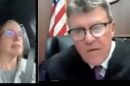 mulher-entra-em-audiencia-dirigindo,-mente-e-leva-bronca-de-juiz;-veja