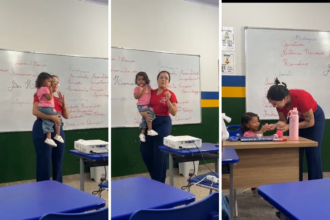 professora-cuida-da-filha-de-estudante-em-sala-e-gesto-repercute-na-web:-‘ensinar-vai-muito-alem-do-conteudo’