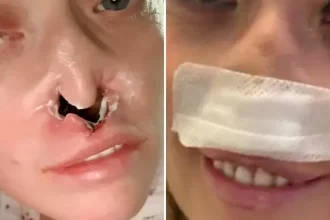 mulher-faz-implante-dentario-e-fica-com-‘buraco’-no-rosto:-“doi-muito”