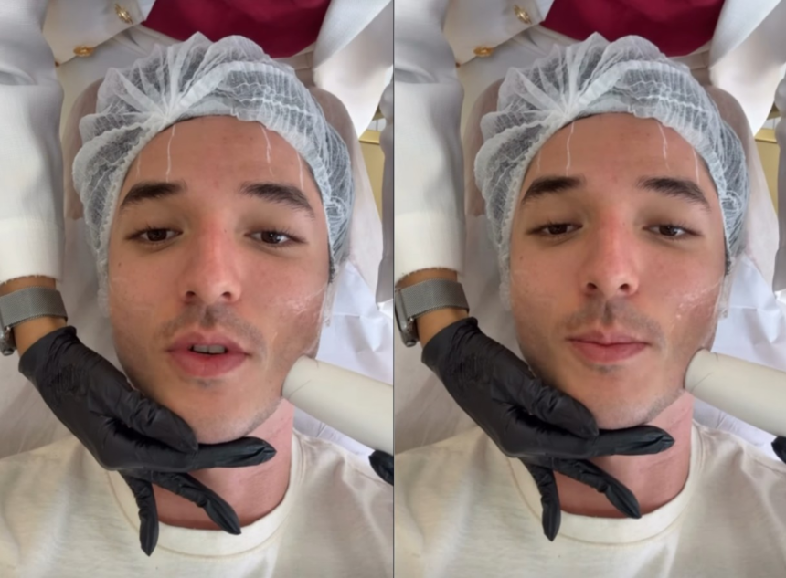 namorado-de-iza-e-ator-de-‘o-agente-secreto’-passa-por-tratamento-facial:-‘deixar-mais-bonito’
