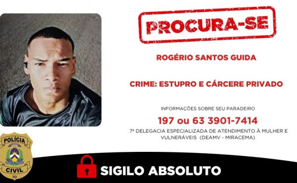 policia-civil-procura-foragido-por-estupro-e-carcere-privado-em-miracema-–-ssp-to