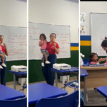 ‘e-enxergar-como-ser-humano’,-diz-professora-que-cuidou-de-filha-de-aluna-durante-curso
