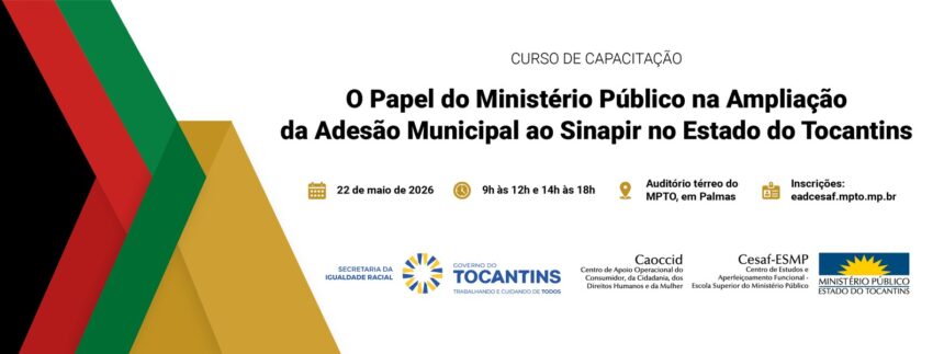 igualdade-racial:-mpto-abre-inscricoes-para-curso-voltado-a-promotores-de-justica-e-gestores-municipais